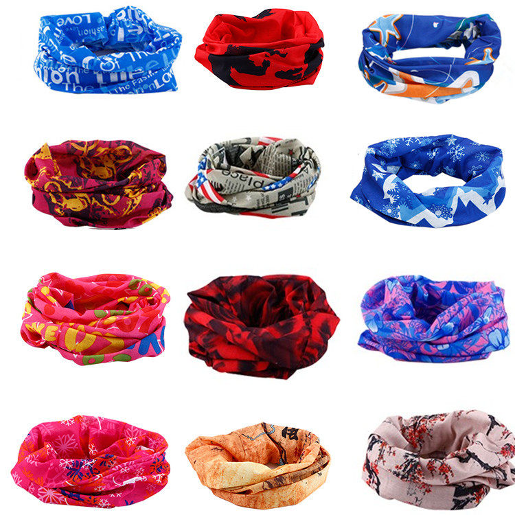 Bicycle magic headscarf face summer sunscreen mask neck and hip hop cycling equipment with hundred shifts around neck