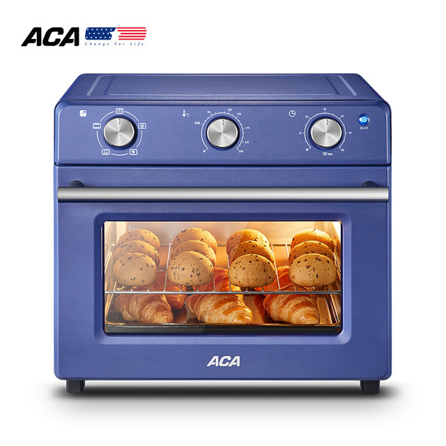 Aca/North American Appliances Ato-Eaf22A Air Fryer and Electric Oven All-In-One Machine, Intelligent, Fully Automatic and Multi-Functional