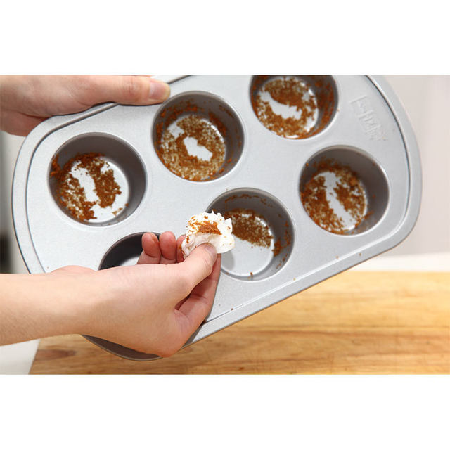 Aca/North American Appliances Abthpcm06 Muffin Cake DIY Mold 6-Cavity Mold Oven Baking Mold