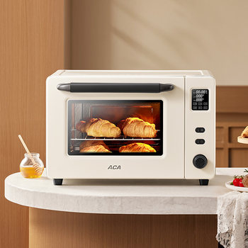 Aca/North American Appliances Ato-E45Saca Electric Oven for Home Use, Fully Automatic Multi-Functional Baking, 40 Liters, Enamel Interior
