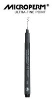 Sakura Microperm 01 0 25mm - BLACK ULTRA FINE Ink Pen oily