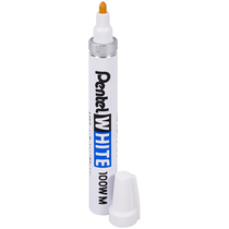 Japan Pithong X100W M paint pen Pentel WHITE lacquered oil pen white lacquered pen