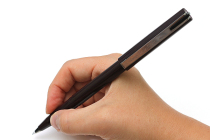 Fountain Pentel JM20 Stylo Pietun signed a pen check pen very well written