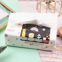 2 package of wet tissue facial tissue super soft paper will not red nose non wet wipes 260 draw Japanese greennose