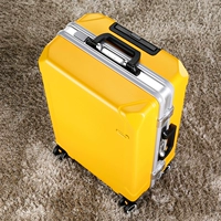 Ярко -желтая [серебряная рама] Стальная корзина+колесо разборки