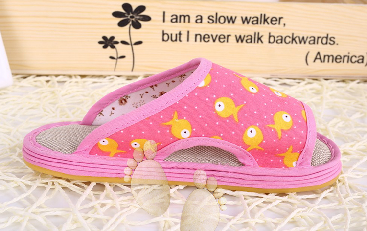 Chaussons enfants en coton pour Toute saison - semelle tendon - Ref 1007381 Image 16