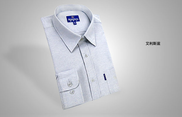 2017 Áo sơ mi nam dài tay Mai Dun Màu rắn Chất liệu cotton cỡ lớn Phân bón cộng với tăng doanh nghiệp Trung niên Gói bố áo sơ mi kiểu hàn quốc
