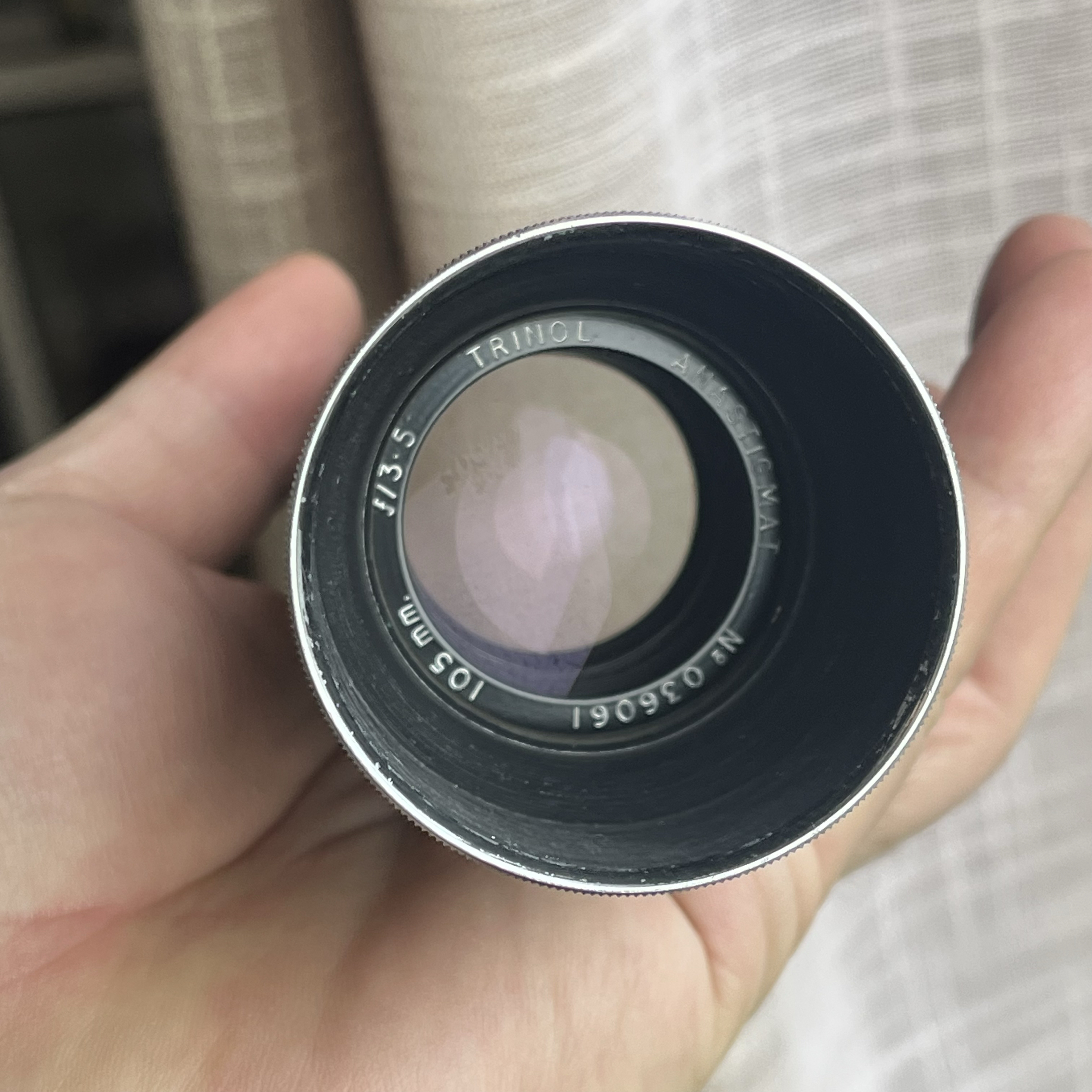 S*r様 154TRINOL ANASTIGMAT 105mm f/3.5 Tirinol Anastigmat Lens 105mm F3.5 35mm format Leica Screw