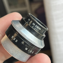 Rare British Dallmeyer speed 15 1 5 c-mount movie lens with small image circle