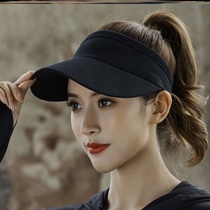 Fitness Hat Womens 2024 New Cover Hat Outdoor Sports Tennis Hat Fitness Empty Top Hat Running Mountaineering Sun Protection