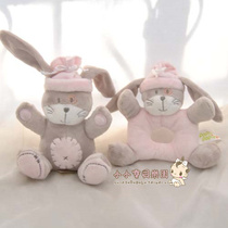 Baby baby toy rabbit soothes the dolls hand rings and soothes sleeping toys and can eat bite at the entrance