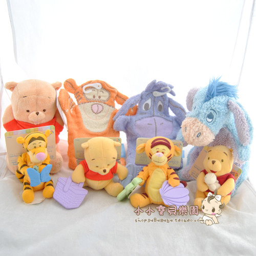 58 Di S Nivini POOH Bed Hanging BB Stick Rattle Donald Duck Multi-functional Appease Towel Appease Doll