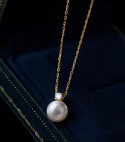 Классическое ожерелье 8-8.5Akoya, цепная версия циркона, Get 1680