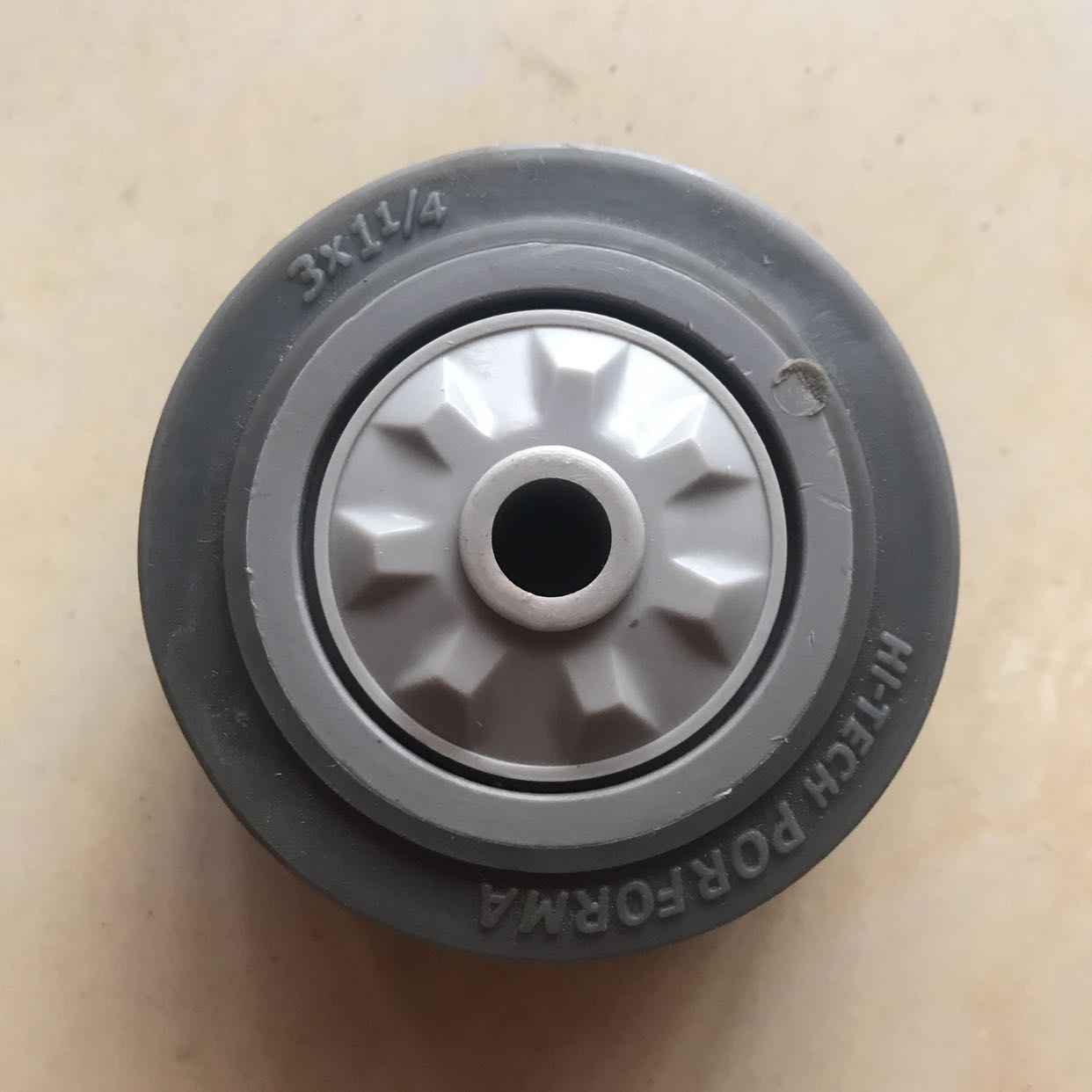 3 inch gray soft rubber wheel elastic wheel caster wheel hardware accessories universal wheel accessories
