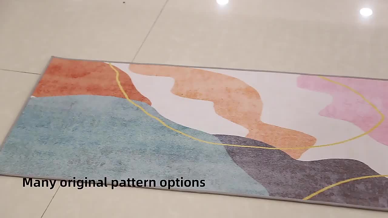 Persian Vintage Traditional Fold Able Rug Machine Washable Accent