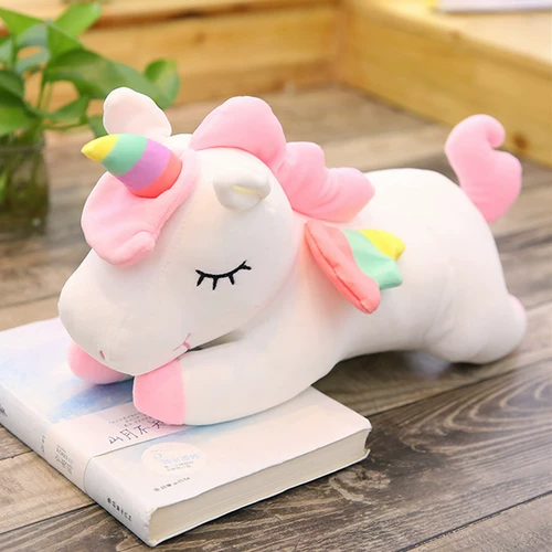 Милая подушка для сна, плюшевая пони, игрушка, тряпичная кукла, единорог