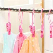 Revitalization multi-function lock with windproof clip drying underwear clip plastic sock clip pants clip 12 sets