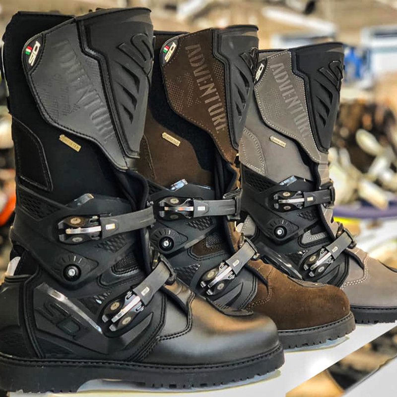 Italian Sidi Adventure 2 Motorcycle All-Season Waterproof, Breathable, Anti-Fall Travel and Cycling Rally Boots for Men Italian Sidi Adventure 2 Motorcycle All-Season Waterproof, Breathable, Anti-Fall Travel and Cycling Rally Boots for Men