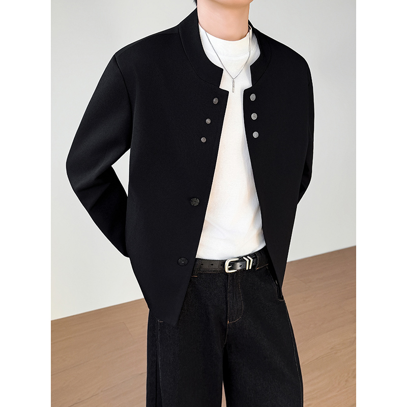 Spring and Autumn New Trendy Cool Irregular Shoulder Pad Casual Button Retro Style Men's Suit Jacket Spring and Autumn New Trendy Cool Irregular Shoulder Pad Casual Button Retro Style Men's Suit Jacket