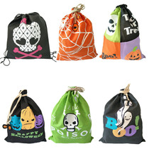  Halloween pumpkin bag Candy bag Ghost Festival dress up headband mask hat Close up portable Halloween bag Backpack