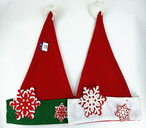 High-grade snowflake Christmas hat gift hat adult Christmas hat tiara gift performance props adult Christmas hat