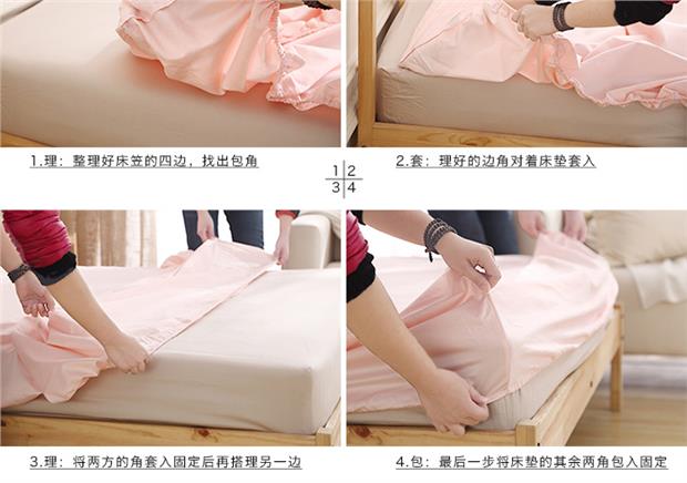 Khăn trải giường đơn cotton đơn giản kiểu Nhật Bản Tăng gấp đôi 1,2m1,5 / 1,8 mét Ga phủ giường Everon