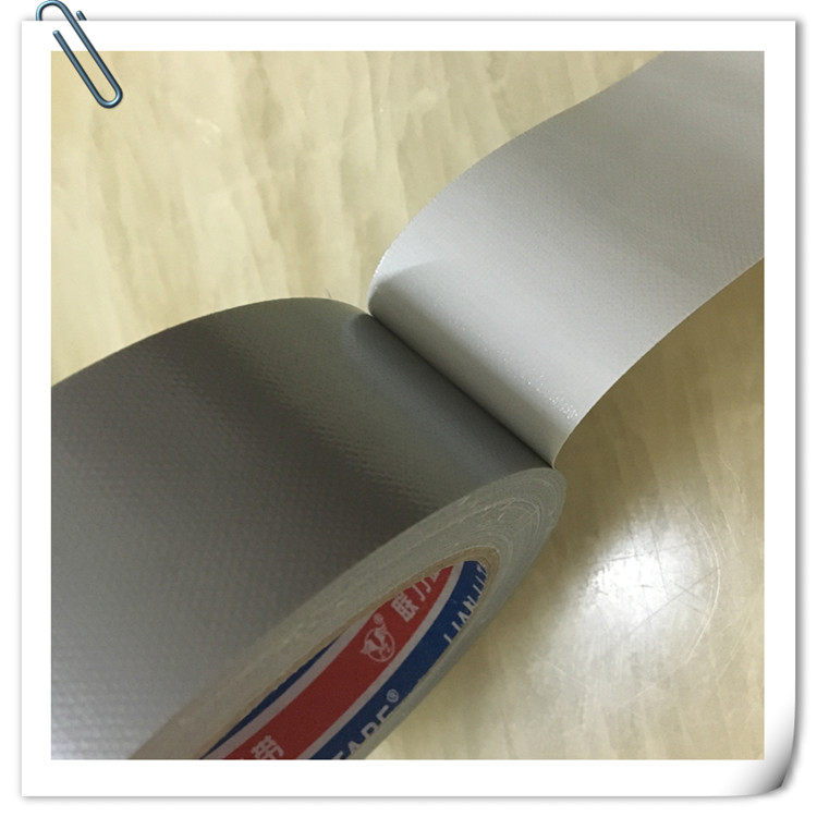 Manufacturer wholesale strengthens thickened high-stick silver grey cloth-based adhesive tape waterproof tensile not easy to residual rubber carpet adhesive tape