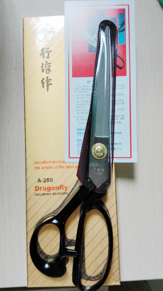 Original Korean dragonfly scissors line A280 tailor - dress scissors large scissors