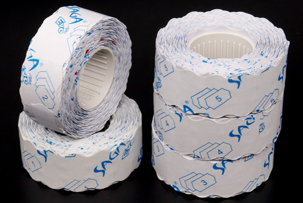 Number paper The OPEN METO cut-off machine wave label paper sticker in Italy