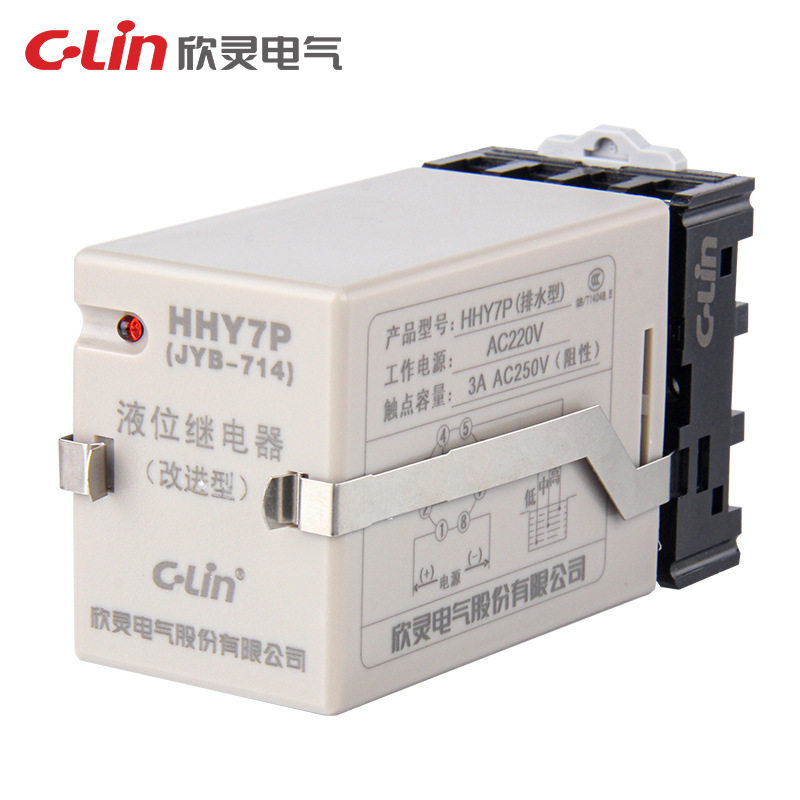 HHY7P (JYB - 714 drainage) liquid level relay Automatic pump water level controller 3A belt seat