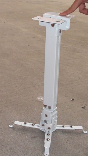 Projector hanger projector bracket projector Universal hanger frame can reach 43-67 cm Pint Piano Baking Varnish White