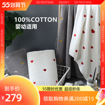 Male and female bath towels adult pure cotton suction speed dry without hair thickening Home full cotton can be wrapped in three sets