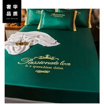 Summer ice silk bed sheet Single-piece bedspread dust cover bed sheet All-inclusive soft seat Non-slip fixed Simmons mattress mat