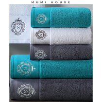 Five-star hotel satin towel Sofitel facial towel pure cotton towel water absorption without hair loss can be customized logo