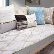  Nordic sofa cushion four seasons universal non-slip modern simple sofa cover European leather high-end light luxury wind cushion