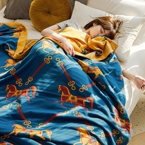  ALEX towel quilt pure cotton old-fashioned nostalgic cotton six-layer gauze adult thin double single bed single summer cool quilt