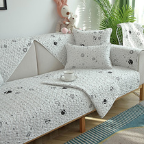  ALEX Nordic cotton sofa cushion four seasons universal fabric leather non-slip seat cushion Simple all-inclusive cover backrest towel