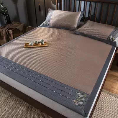 ALEX's new premium thickened ice silk rattan mat Three-piece folding soft mat bed Air conditioning mat Air conditioning bed Kasasa style