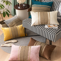  ALEX light luxury sofa pillow pillow Nordic luxury model room villa living room pillowcase high-end American pillow