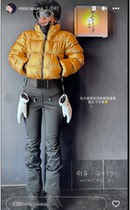 SASA same style GOLDBERGH warm gold down ski jacket one-piece