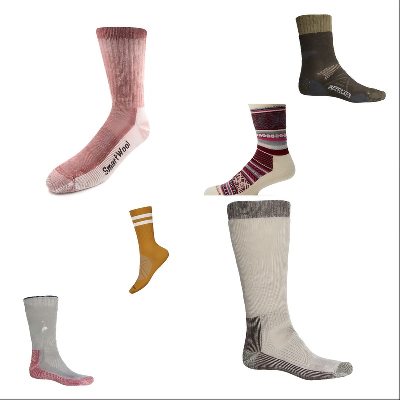 Smartwool Men's and Women's Smart Merino Wool Socks for Outdoor Hiking and Mountaineering, Warm and Moisture-Wicking