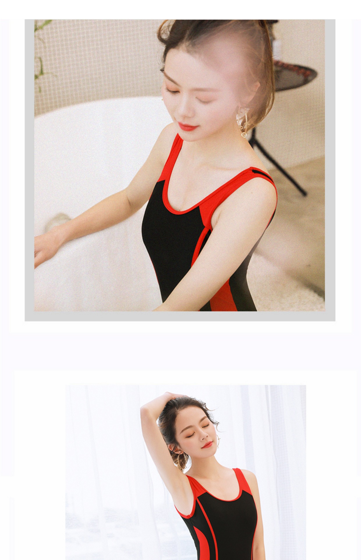 Áo tắm nữ bảo thủ vest Xiêm võ sĩ che bụng đã được đào tạo chuyên nghiệp dành cho người lớn áo tắm một mảnh
