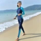 Quần áo chống nắng Hàn Quốc đồ bơi nữ chuyên nghiệp thể thao nhanh khô quần dài tay Xiêm snorkeling lướt sóng bảo thủ mùa xuân nóng
