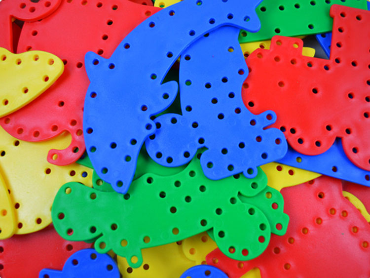Animal transport threading plate BAODLON manufacturer Direct sales Kindergarten Baby Early teaching children Puzzle Building Blocks Toys