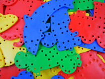 Animal traffic stringing board BAODLON factory direct sales kindergarten baby early education childrens educational building block toys
