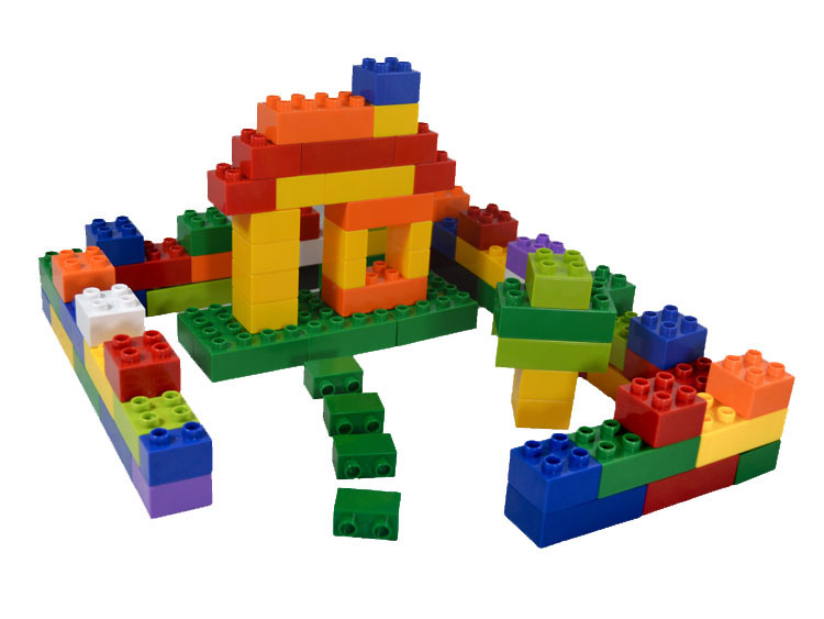 Base Large Grain Building Blocks BAODLON New Desktop Block Parquet Nursery School Early Teaching Children Puzzle Toys