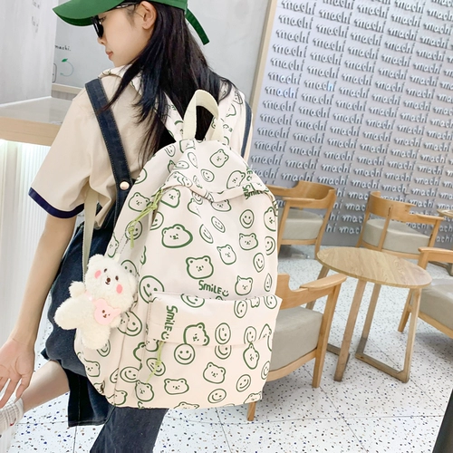 Ранец, летняя свежая сумка, школьный рюкзак подходит для мужчин и женщин, в корейском стиле