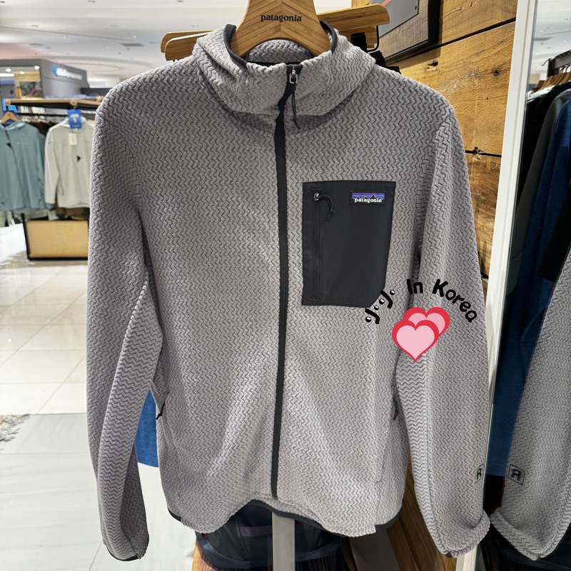 26 New Korean-Made Patagonia R1 Air Full-Zip Lightweight Mid-Layer Fleece Jacket for Men