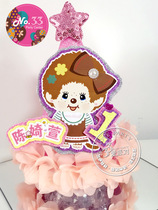 Monge birthday hat custom protagonist hat baby banquet planning Tianjin balloon layout