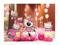 HELLO KITTY theme birthday arrangement 1 year old baby banquet planning Tianjin event planning